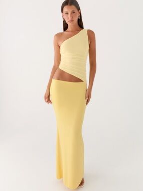 Peppermayo Seranella One Shoulder Maxi Dress